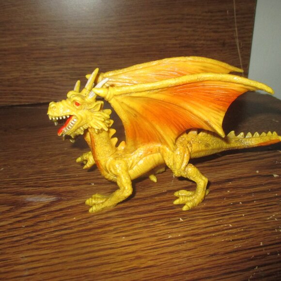 Lot of 4 Dragons/ Hydras Solid PVC Plastic Action Figure 6.5" 2243-P1/2/4/6 - Picture 13 of 16